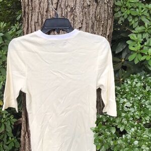 Levi’s Kids Women’s Men’s SS Ribbed Thermal Cream Tee Shirt Cotton Cashmere 3